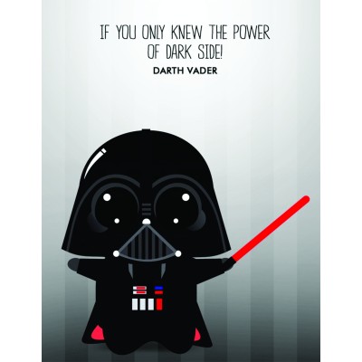 Placa Decorativa     darth vader